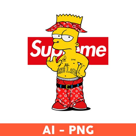 Supreme Bart Simpson Wallpaper Bart Simpson Supreme Wallpaper