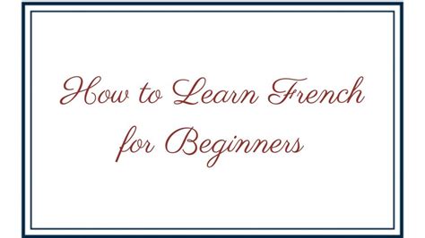 Image result for Basic French Lesson