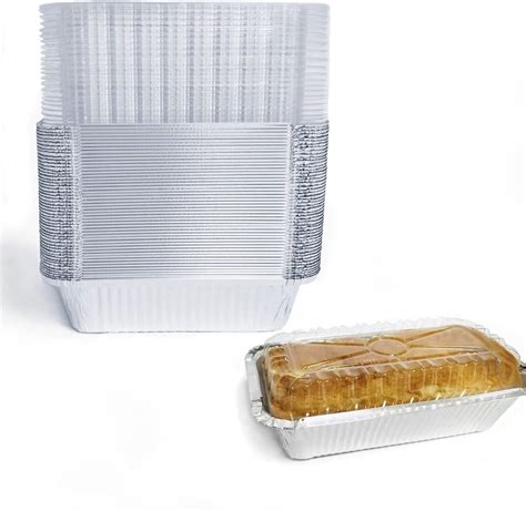 Amazon.com: Disposable Loaf Pan with Lid for Baking - 1.5 Lb Disposable ...