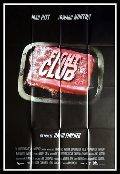 Fight Club Poster Brad Pitt