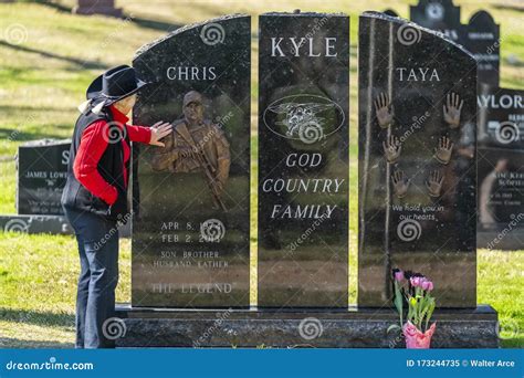 Tomb of Chris Kyle, American Sniper Editorial Image - Image of memorial ...