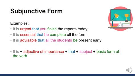 Image result for Subjunctive Form