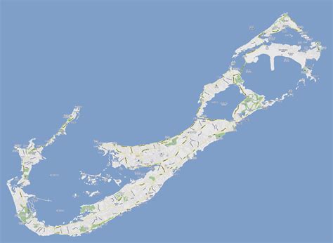 Large road map of Bermuda | Bermuda | North America | Mapsland | Maps ...