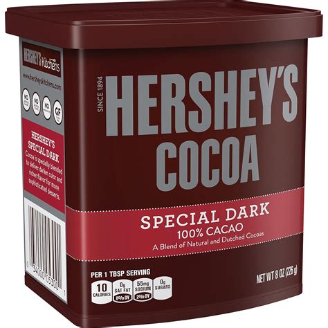 Hersheys Dark Chocolate Cocoa Powder Nutrition Facts - solirerolanni’s ...