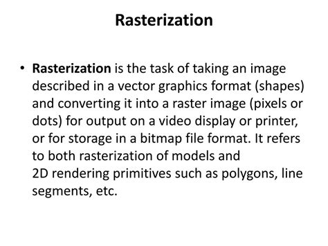 Rasterisation Basics 的图像结果