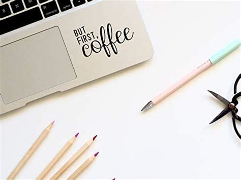 ISEE 360® But First Coffee Symbol Trackpad Laptop Motivational ...