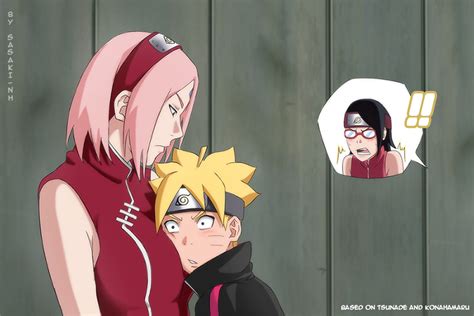 Sakura,Boruto and Sarada xD by 912naruhina on DeviantArt | Boruto and ...