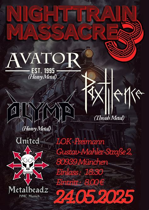 Nighttrain Massacre 3, Freizeitstätte LOK Freimann, Munich, 24 May 2025 ...