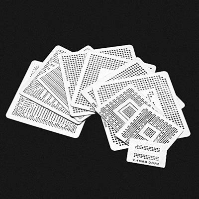 Cerlyiont 130 Pcs BGA Universal Reballing Stencils, BGA Rework India | Ubuy