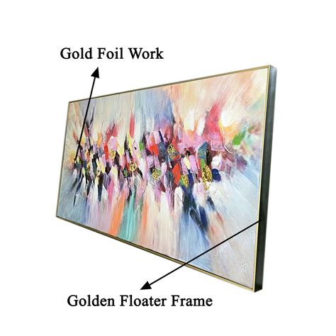 Dreamscape 100% Hand Painted Wall Painting (With outer Floater Frame ...
