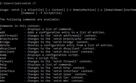 Image result for Network Command Line Commands