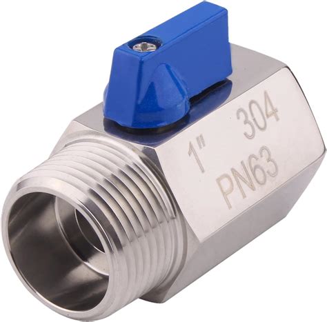 DERNORD Stainless Steel Mini Ball Valve NPT Thread India | Ubuy