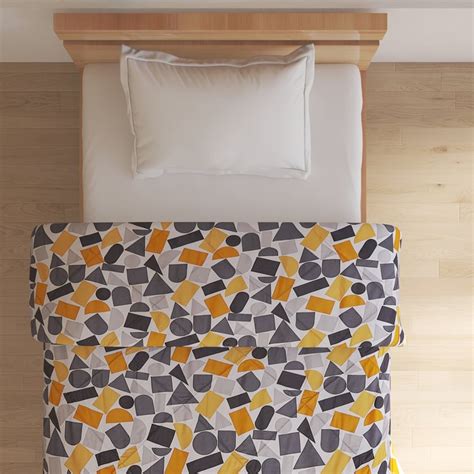 Buy Snug Bucolic 3Pcs Geometric Print Single Comforter Set from Home ...