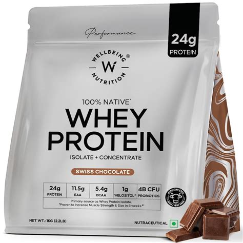 Buy Whey Protein Powder - Powered by VELOSITOL | Wellbeing Nutrition