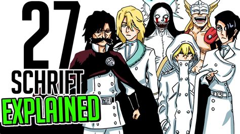 ALL 27 QUINCY SCHRIFTS & POWERS EXPLAINED | BLEACH Complete Analysis ...