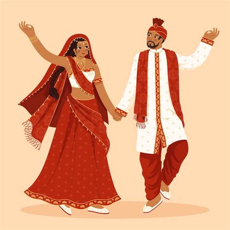 Indian wedding cartoon Images - Free Download on Freepik