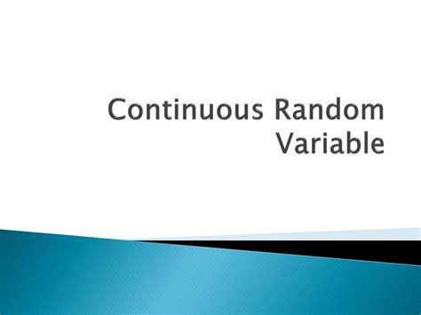 Random Variable Given Continous 的图像结果