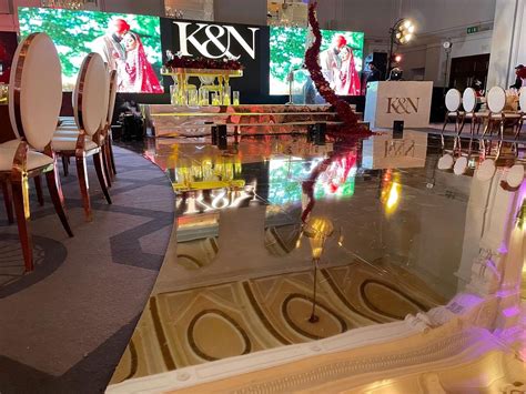 Gold Mirror Dance Floors