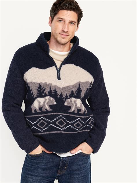 Sherpa Quarter Zip | Old Navy