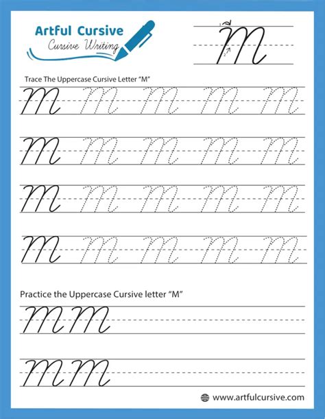 Download Free Printable Cursive Writing Worksheets - Artful Cursive