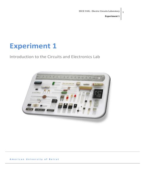 Image result for Electronics 1 Lab Experiments