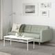 LANDSKRONA 3-seat sofa, Gunnared light green/metal - IKEA
