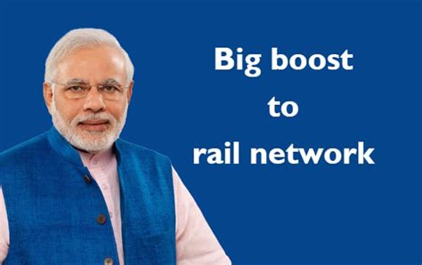 Big boost to rail network