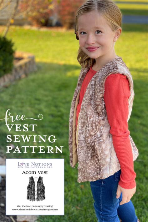 Free vest sewing pattern – Artofit