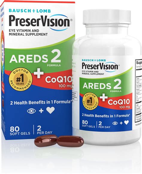 Amazon.com: PreserVision AREDS 2 Eye Vitamin & Mineral Supplement 210 ...