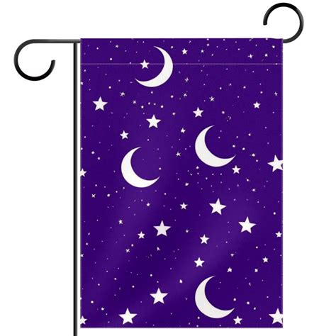 NUEAHEDN Stars and Moon Flags for Outside Decoration, Yard Outdoor ...