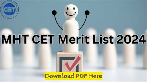 MHT CET Final Merit List 2024 Out, Download B.Tech Merit List PDF ...
