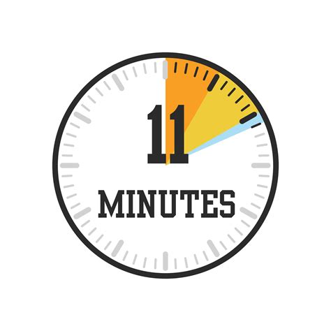 11 minutes, timer, clock icon design 26580651 Vector Art at Vecteezy