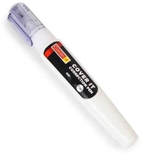 Flipkart.com | Kokuyo Camlin Cover It 7 ml 0 mm Whitener Pen - Whitener Pen