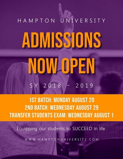 University College Admission Open Session Poster Template