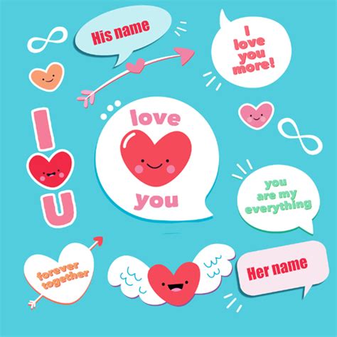 I Love You Forever Together Profile Picture With Name