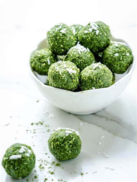 Matcha Green Tea Energy Bites - Eat Fresh Glow