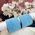 SkyBlue Round Velvet Bangle– Oralia India