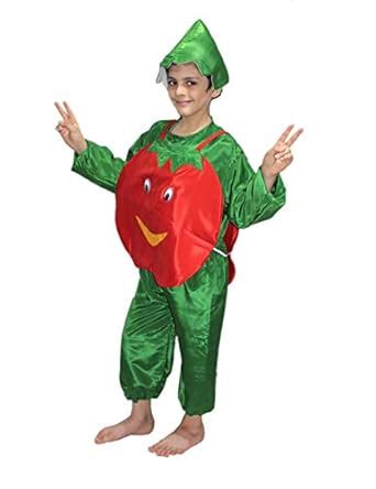 Buy Kaku Fancy Dresses Polyester Kids Tomato Vegetables Costume For ...