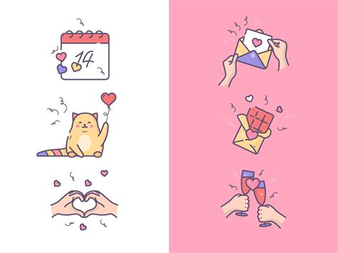 valentines day icons