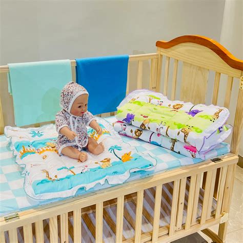 Fareto New Born Baby Combo Of Hand Carry Bed Pack Of 3 (Size: L-62CM ...