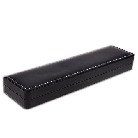 BCP Black PU Leather Rectangle Bracelet Watch Gift Box Case by BCP ...