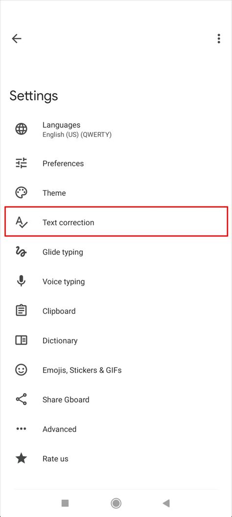 Image result for Android Clear Predictive Text