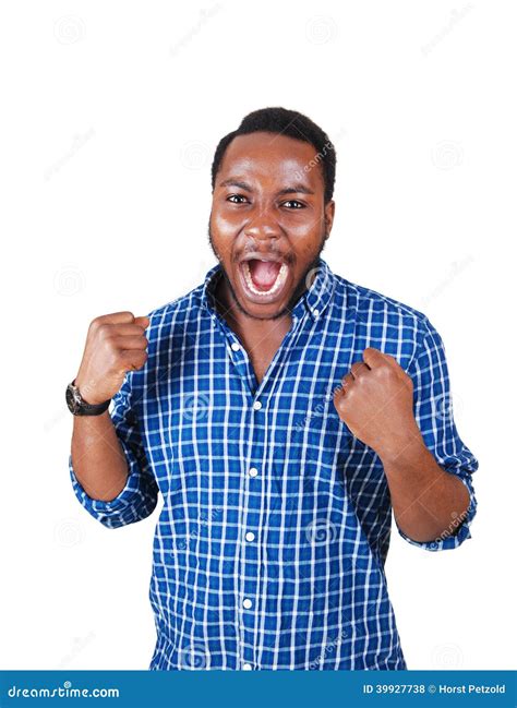 Happy black man. stock photo. Image of handsome, model - 39927738