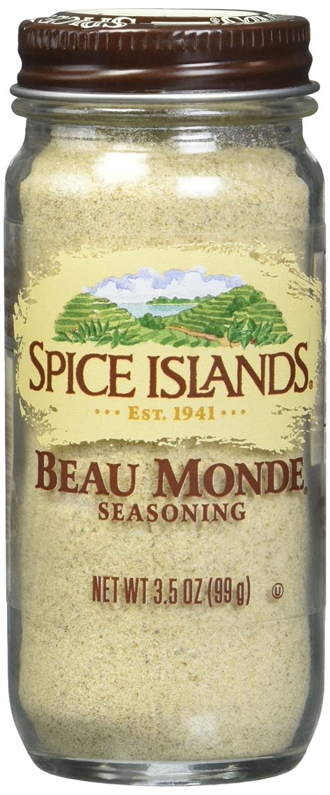 Spice Islands Beau Monde Seasoning 3.5oz - Exquisite Blend of Herbs and ...
