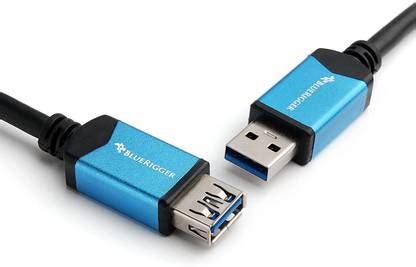 BlueRigger Micro USB Cable 3 m SuperSpeed USB 3.0 (Type A Male to Type ...