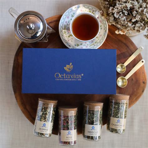 Octavius Tea Time Treasure | Assorted Loose Leaf Green Teas
