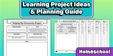 Self Directed Learning Project | Homeschool | Twinkl USA