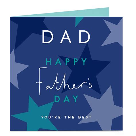 Buy Personalised Father's Day Card - Father's Day You're the Best for ...