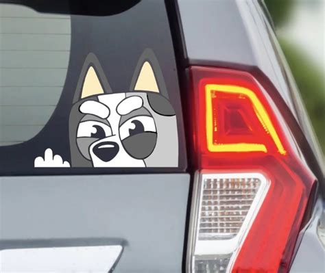Bluey Characters- Middle Finger Sticker – The Sassy Owl Boutique