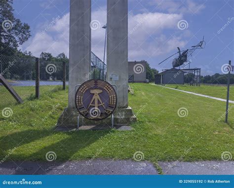 The Former Border Crossing between East and West Germany in Teistungen, Thuringia Editorial ...